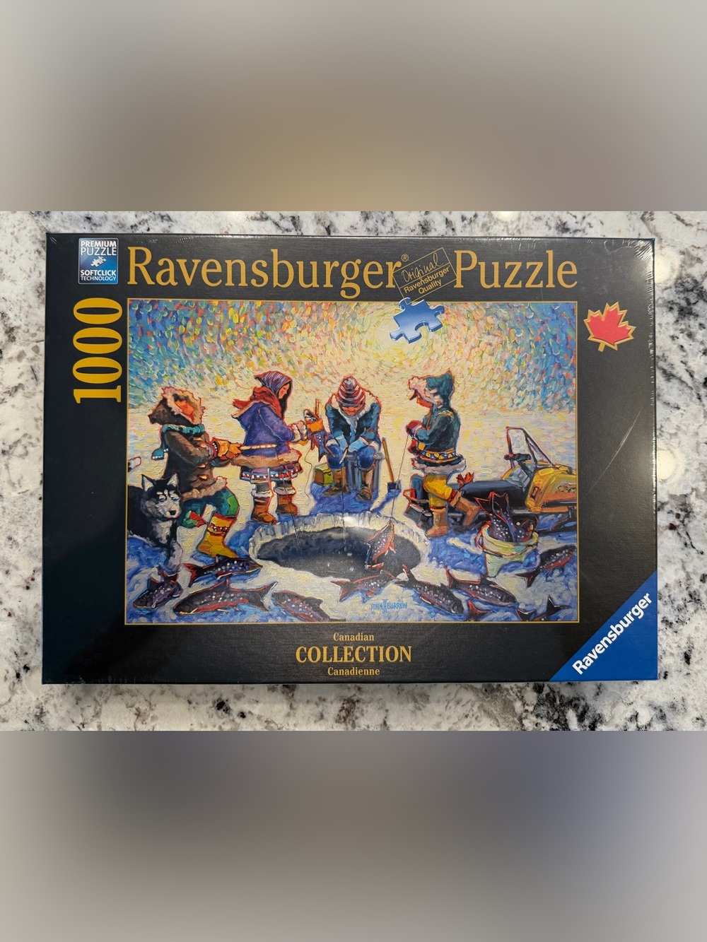 Ravensburger Ice Fishing 1000-Piece Jigsaw Puzzle